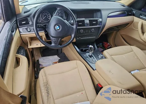 2014 BMW X3 xDrive28I z USA, uszkodzony, nr VIN 5UXWX9C59E0D25241